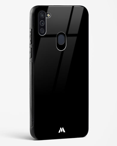 The All Black Glass Case Phone Cover-(Samsung)