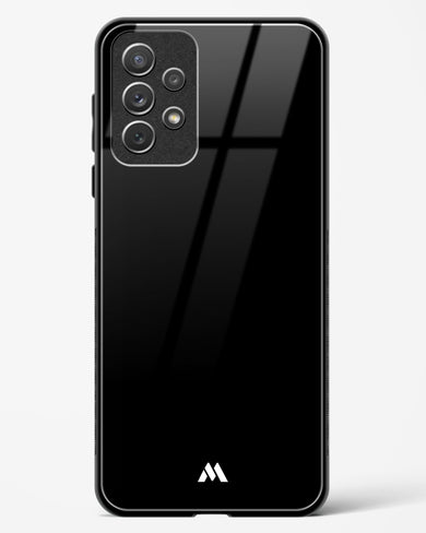 The All Black Glass Case Phone Cover-(Samsung)