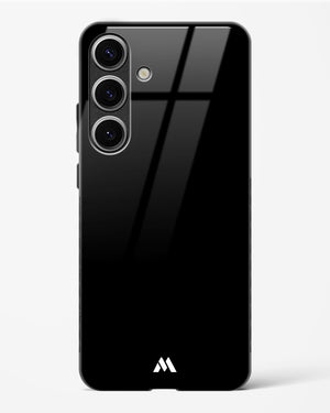 The All Black Glass Case Phone Cover-(Samsung)