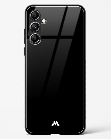 The All Black Glass Case Phone Cover-(Samsung)