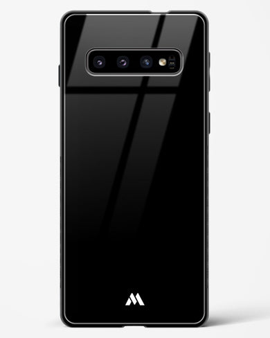 The All Black Glass Case Phone Cover-(Samsung)