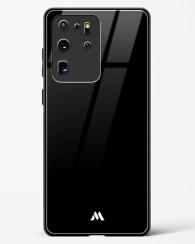 The All Black Glass Case Phone Cover-(Samsung)