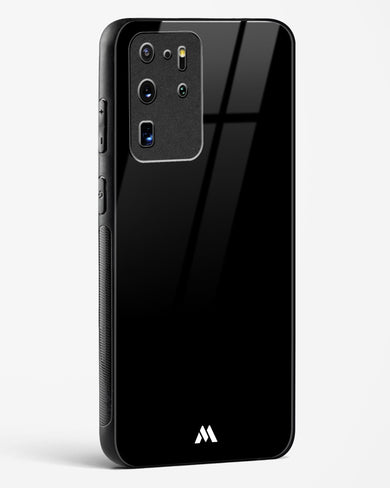 The All Black Glass Case Phone Cover-(Samsung)