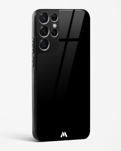 The All Black Glass Case Phone Cover (Samsung)