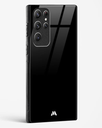 The All Black Glass Case Phone Cover-(Samsung)