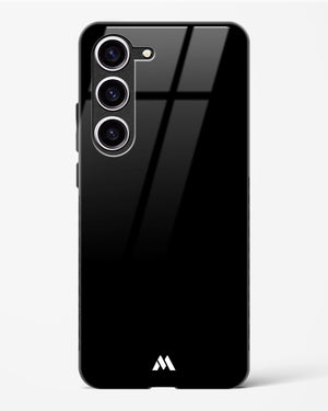 The All Black Glass Case Phone Cover-(Samsung)