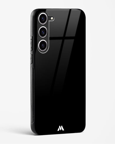 The All Black Glass Case Phone Cover-(Samsung)