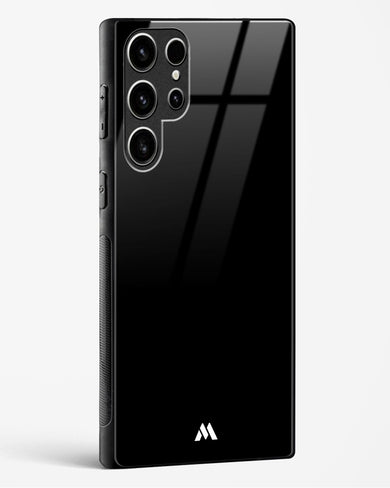 The All Black Glass Case Phone Cover-(Samsung)