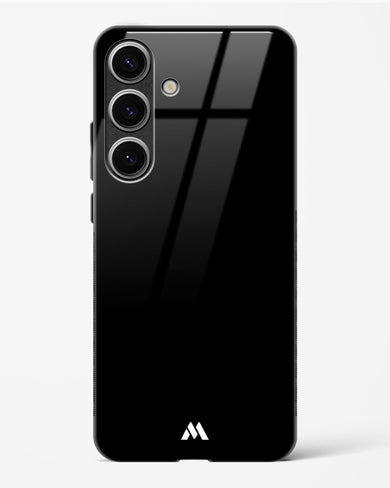 The All Black Glass Case Phone Cover-(Samsung)