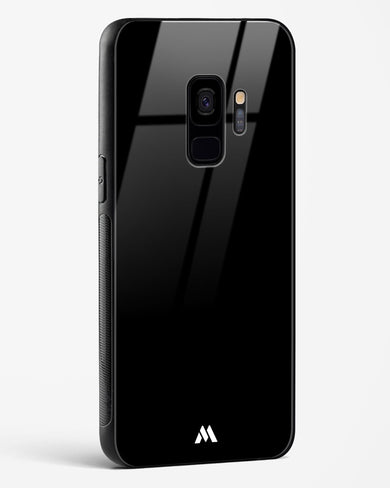 The All Black Glass Case Phone Cover-(Samsung)