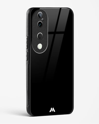 The All Black Glass Case Phone Cover (Vivo)