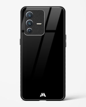 The All Black Glass Case Phone Cover-(Vivo)