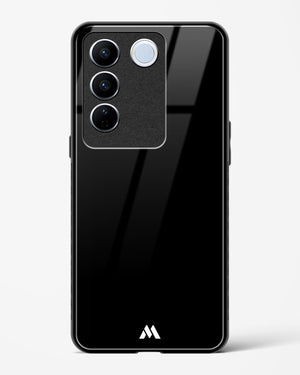 The All Black Glass Case Phone Cover-(Vivo)