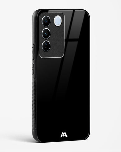 The All Black Glass Case Phone Cover-(Vivo)