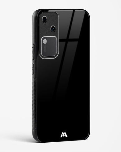 The All Black Glass Case Phone Cover (Vivo)
