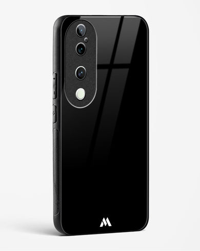 The All Black Glass Case Phone Cover (Vivo)