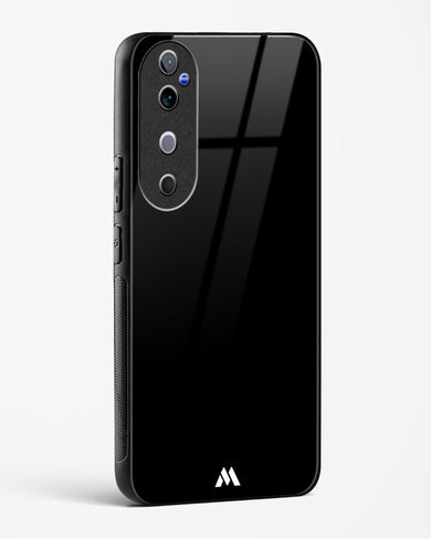 The All Black Glass Case Phone Cover (Vivo)