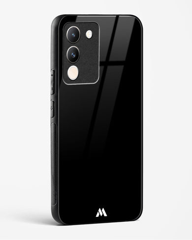 The All Black Glass Case Phone Cover (Vivo)