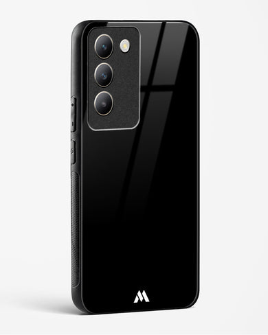 The All Black Glass Case Phone Cover (Vivo)