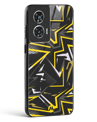 Triangular Abstraction Glass Case Phone Cover (Motorola)