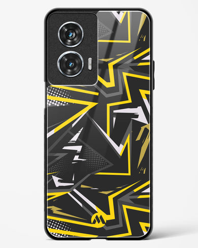 Triangular Abstraction Glass Case Phone Cover (Motorola)