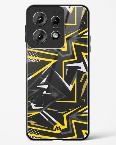 Triangular Abstraction Glass Case Phone Cover (Motorola)