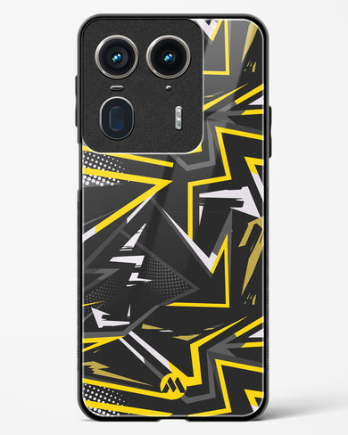 Triangular Abstraction Glass Case Phone Cover (Motorola)