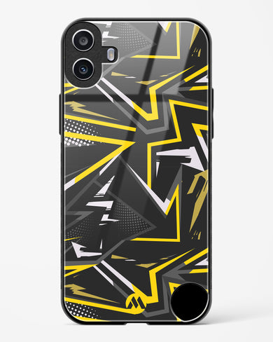 Triangular Abstraction Glass Case Phone Cover (Nothing)