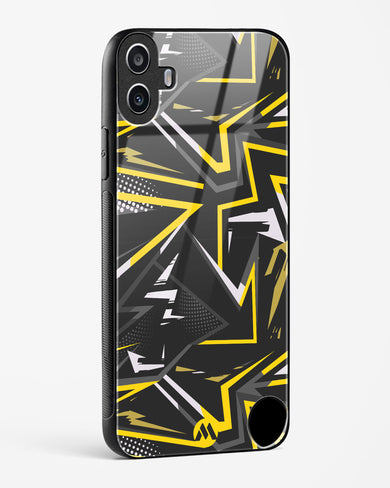 Triangular Abstraction Glass Case Phone Cover (Nothing)