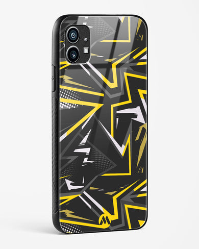 Triangular Abstraction Glass Case Phone Cover (Nothing)