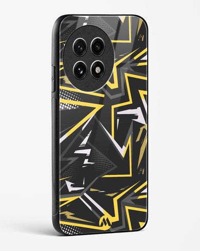 Triangular Abstraction Glass Case Phone Cover (OnePlus)