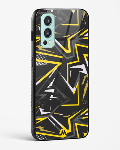 Triangular Abstraction Glass Case Phone Cover (OnePlus)