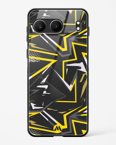 Triangular Abstraction Glass Case Phone Cover (OnePlus)