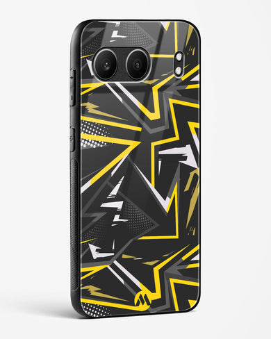 Triangular Abstraction Glass Case Phone Cover (OnePlus)