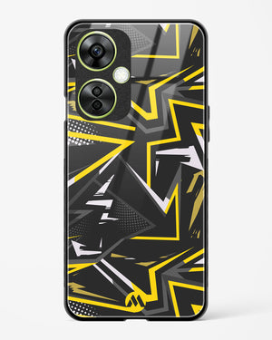 Triangular Abstraction Glass Case Phone Cover (OnePlus)