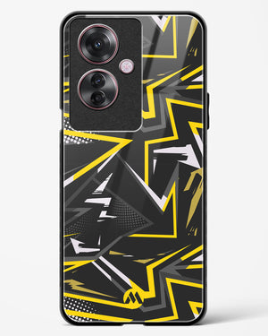 Triangular Abstraction Glass Case Phone Cover (Oppo)