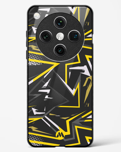 Triangular Abstraction Glass Case Phone Cover (Oppo)