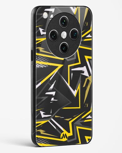 Triangular Abstraction Glass Case Phone Cover (Oppo)