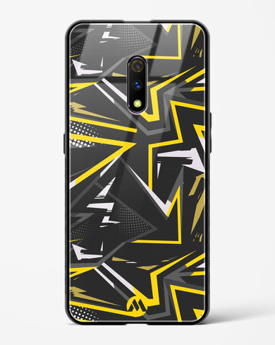 Triangular Abstraction Glass Case Phone Cover (Oppo)
