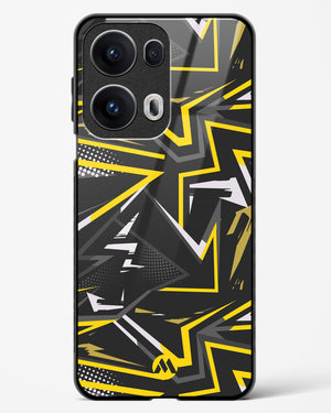 Triangular Abstraction Glass Case Phone Cover (Oppo)