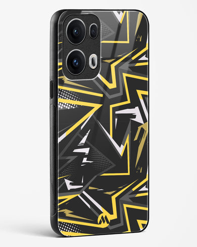 Triangular Abstraction Glass Case Phone Cover (Oppo)