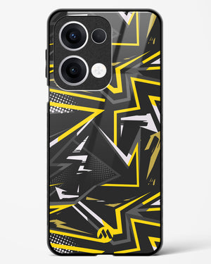 Triangular Abstraction Glass Case Phone Cover (Oppo)