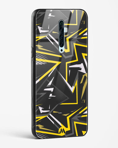 Triangular Abstraction Glass Case Phone Cover (Oppo)
