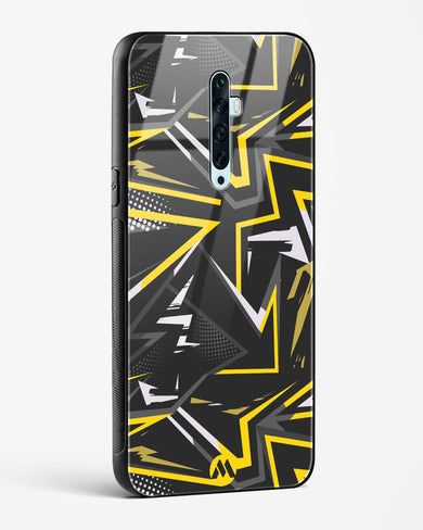 Triangular Abstraction Glass Case Phone Cover (Oppo)