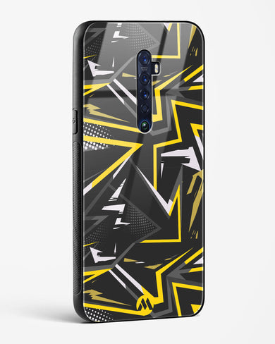 Triangular Abstraction Glass Case Phone Cover (Oppo)