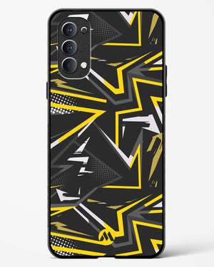 Triangular Abstraction Glass Case Phone Cover (Oppo)