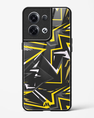 Triangular Abstraction Glass Case Phone Cover (Oppo)