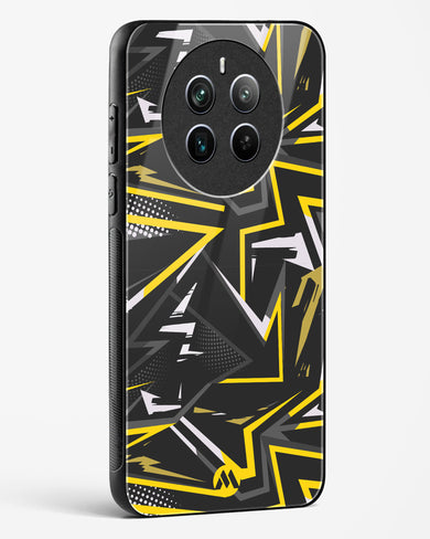 Triangular Abstraction Glass Case Phone Cover (Realme)