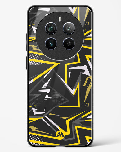 Triangular Abstraction Glass Case Phone Cover (Realme)