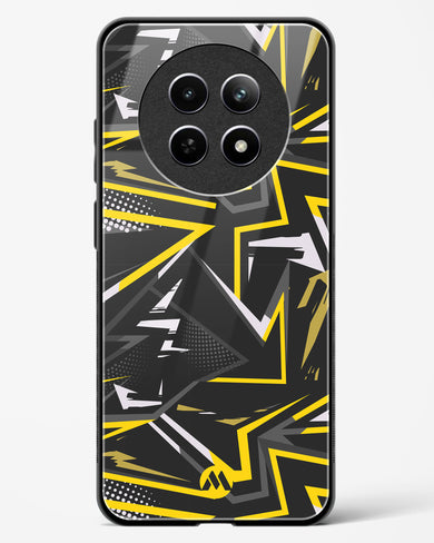 Triangular Abstraction Glass Case Phone Cover (Realme)